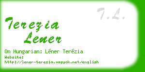 terezia lener business card